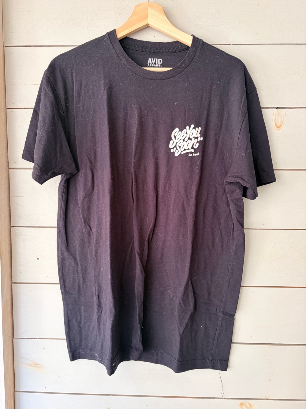 Avid Apparel See You Soon Graphic Tee Black Large